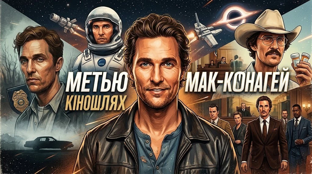 Найвідоміші фільми Метью Мак-Конагея з рейтингом IMDb Найвідоміші фільми Метью Мак-Конагея з рейтингом IMDb